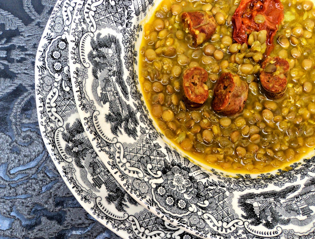 Menú semanal nº 2 lentejas-chorizo