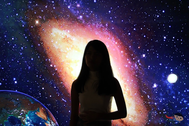 Galactic Backdrop in National Planetarium, Manila