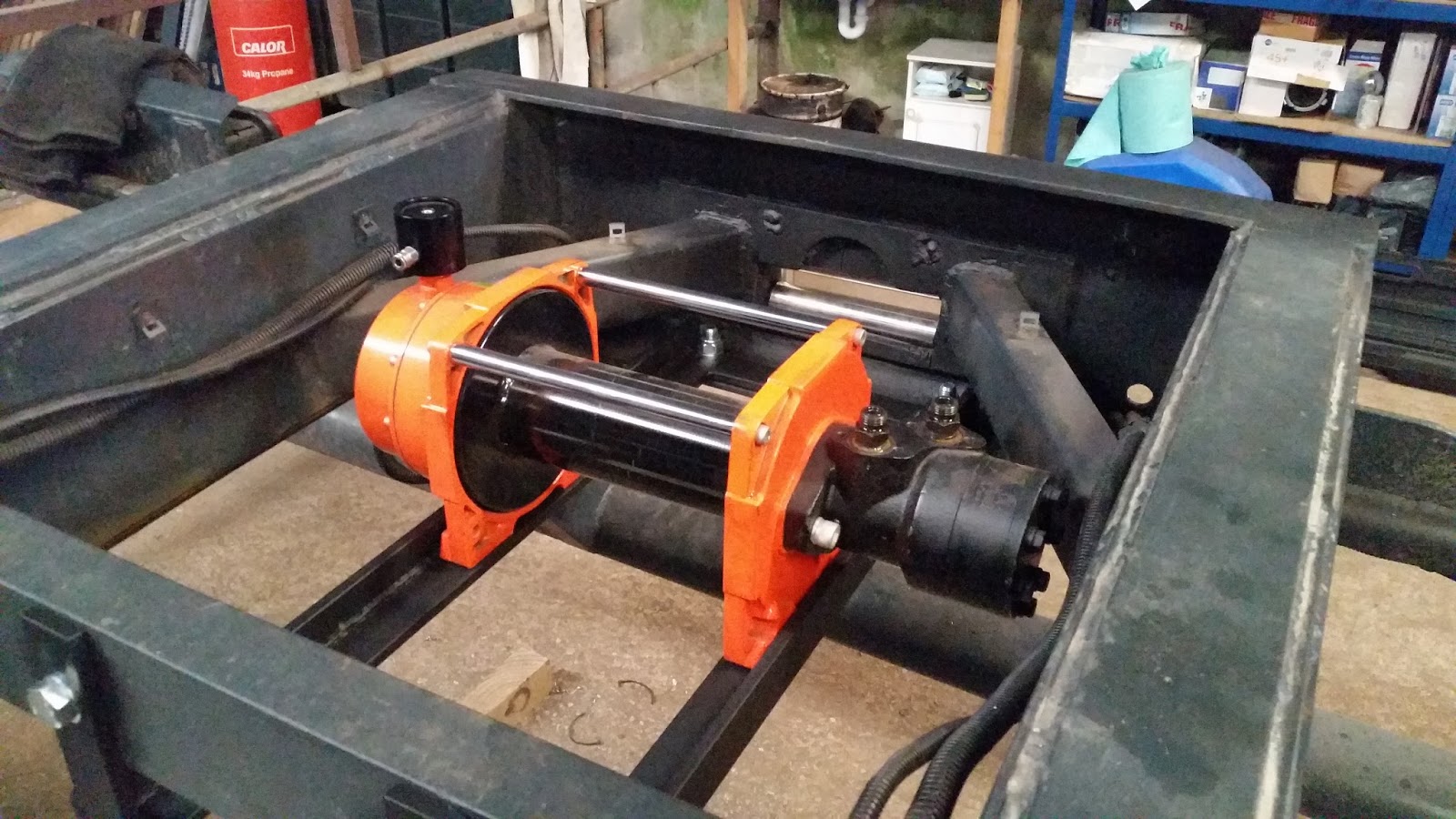 Tatra Overland Truck Build Rear Winch Mounting