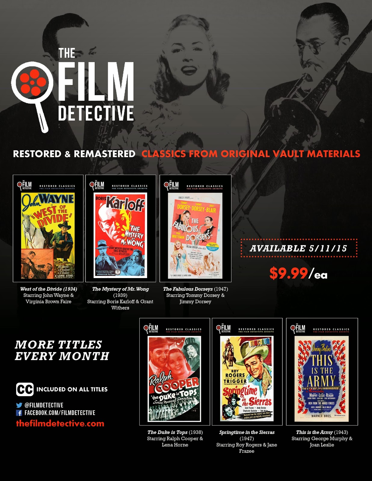 DVD & BluRay Release Report The Film Detective Adds Six Film