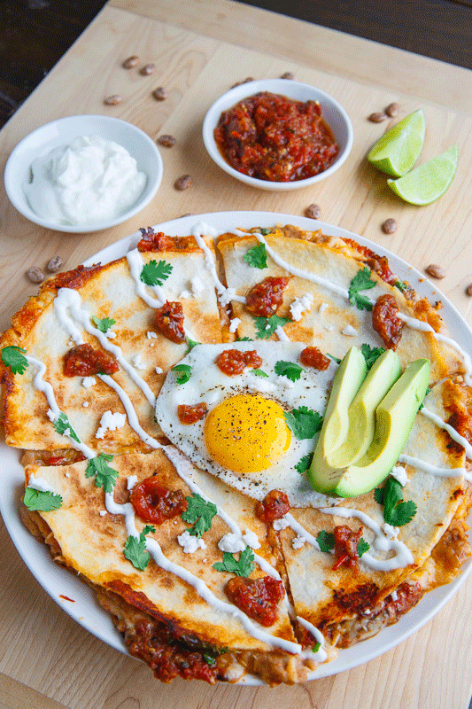Quesadilla Huevos Rancheros Quesadilla Huevos Rancheros