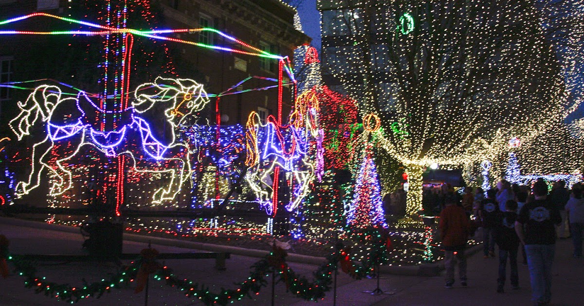 Lights of the Ozarks Town Square Fayetteville AR