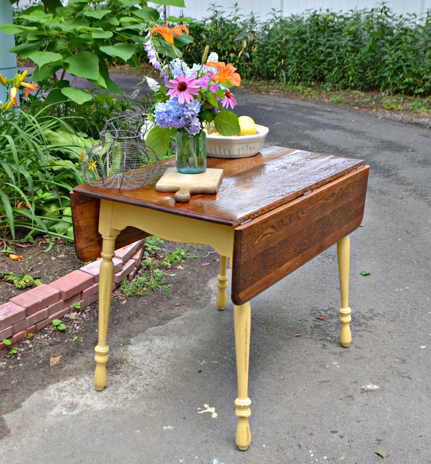 Heir and Space A Sweet Antique Oak Table
