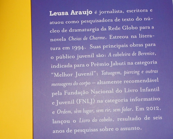 escritora Leusa Araujo livro Cida a empreguete um diário íntimo