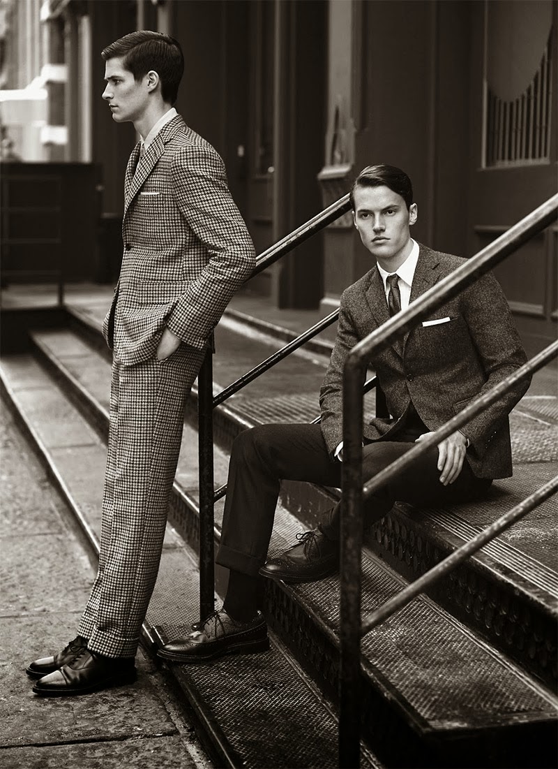 THE BRUNETTES: Dapperly Dressed Gentlemen: The Thom Browne Classic Fall ...