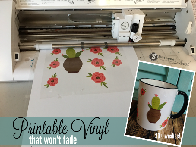 How to Make Vinyl Stickers with Cricut Printable Vinyl