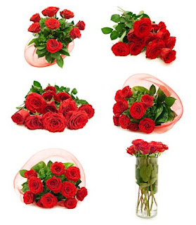 6 fotos de arreglos florales de rosas rojas