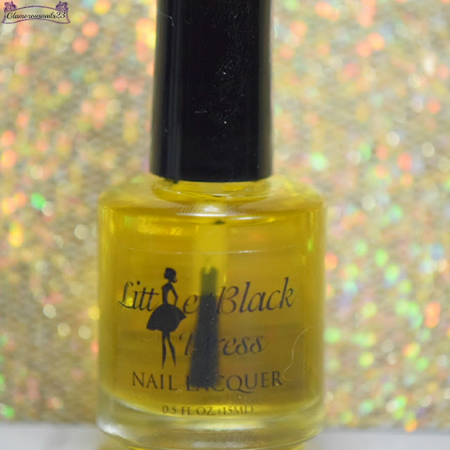 Little Black Dress Nail Lacquer Golden Dew Cuticle Oil glamorousnails23.com