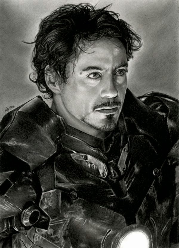 09-Iron-Man-Kanisa-A-Lilith-Drawings-of-Actors-&-Celebrities-www-designstack-co