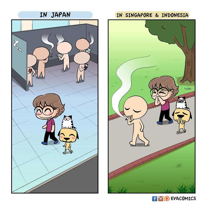 30 Funny Comics That Depict The Cultural Differences Between Japan And The Rest Of The World