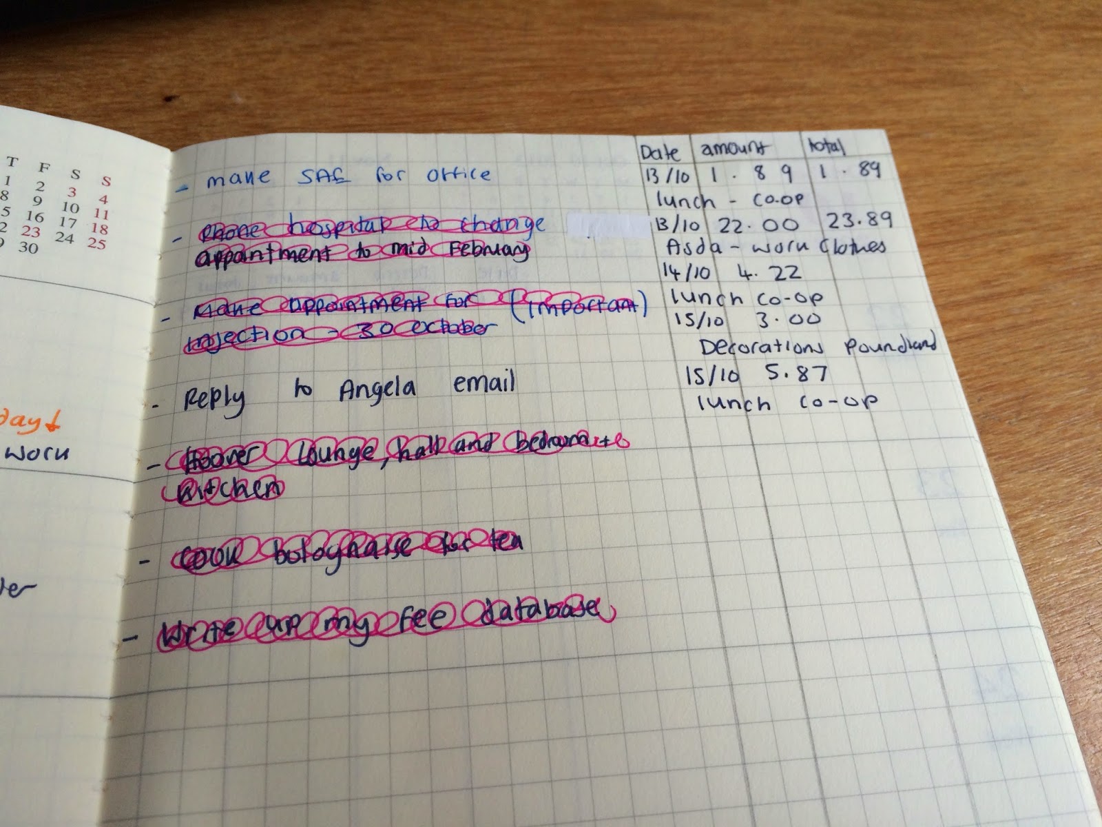 IMYSWORLD: 2015 Diary Planning - Midori Option