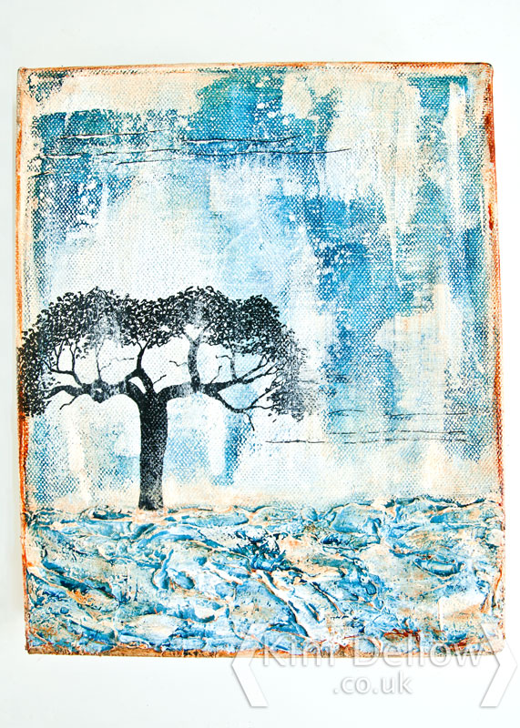Textured canvas - tree study