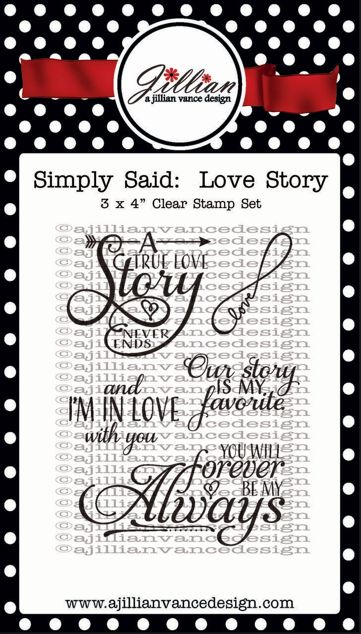 Simply Said Love Story stamps