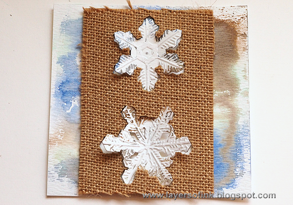 Layers of ink: Textured Snowflakes Tutorial