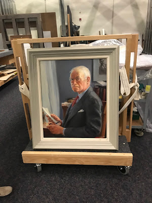 Edgar Lee Masters Portrait by Francis Quirk Quirk Portrait, Quirk Painter, Artist Quirk, Pennsylvania Artist Quirk, Maine Painter Francis Quirk