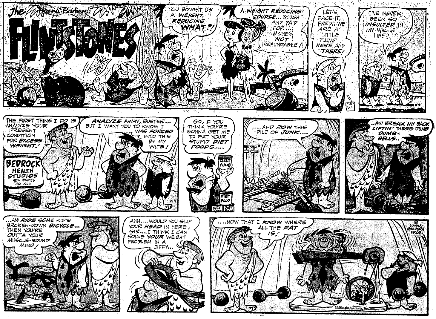 Yowp: Flintstones Weekend Comics, September 1962