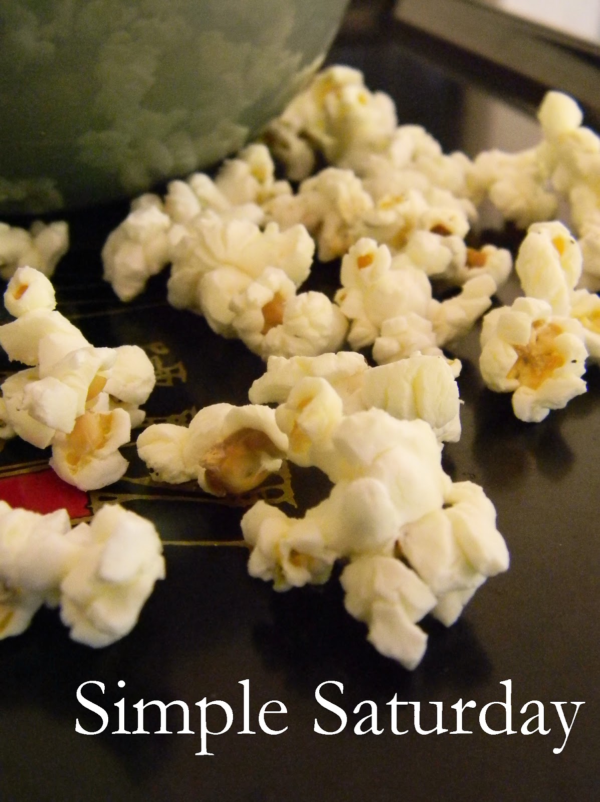 Fruitful Simple Saturday Popcorn in a Bag