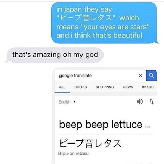 beep beep lettuce japan translation fail