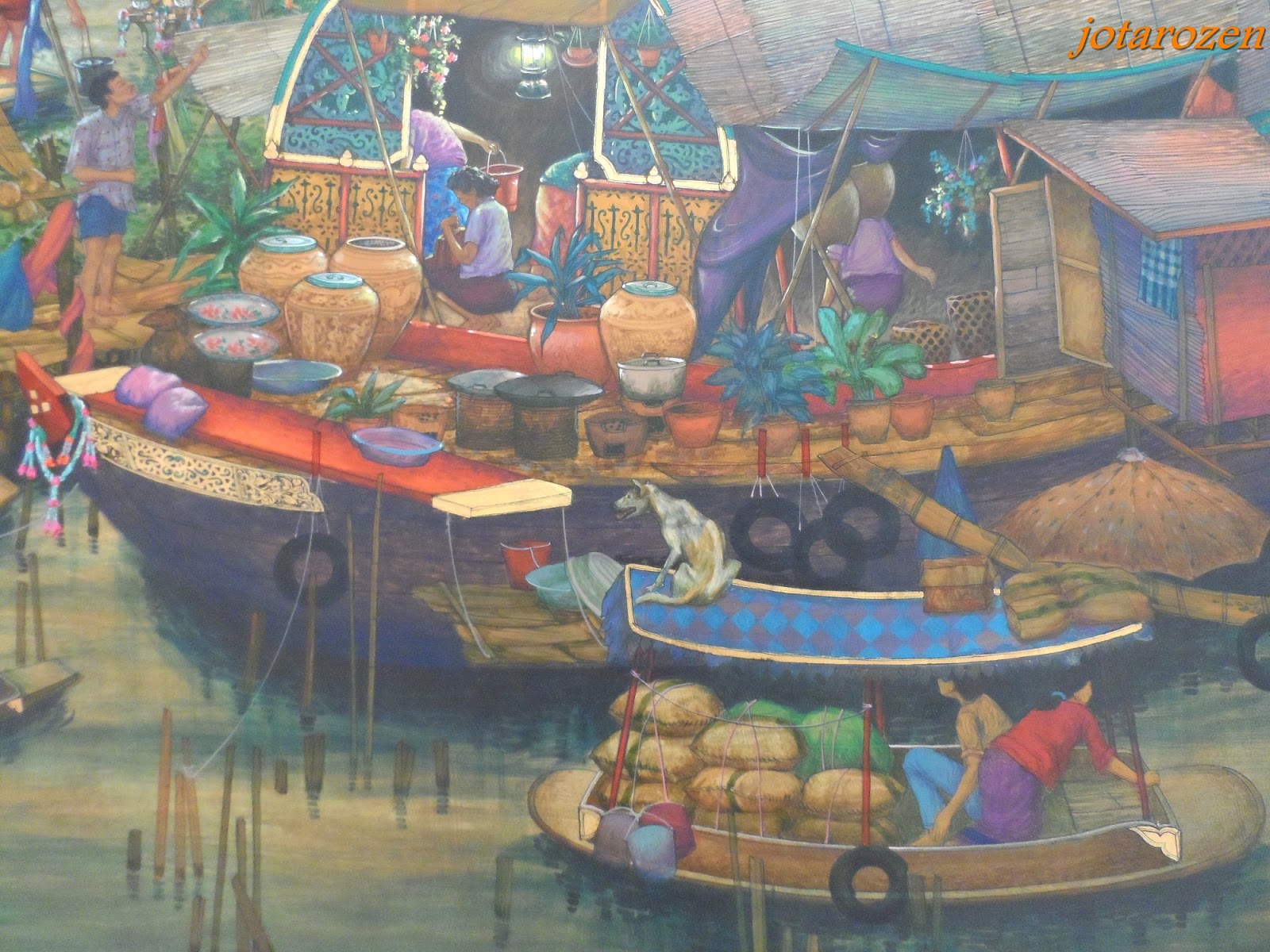 Footsteps Jotaro's Travels Photo Gallery 2nd Flr Painting Bangkok