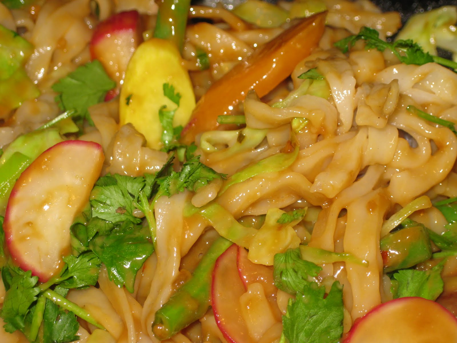 More Than Just Soup StirFry Noodles with Spicy Peanut Sauce and Veggies