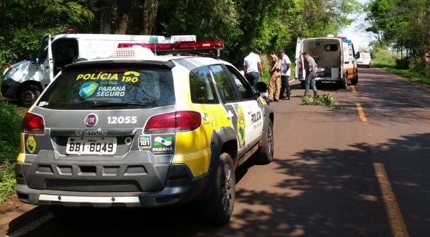 Campina da Lagoa: Homem morre após pular de caminhão em movimento