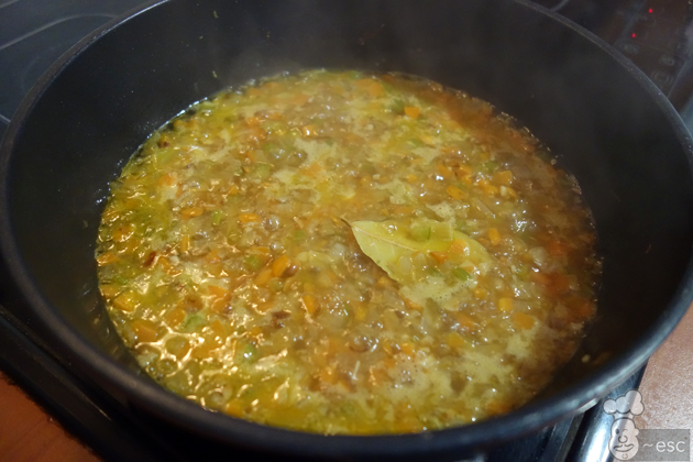 Boloñesa vegetariana con soja texturizada paso a paso