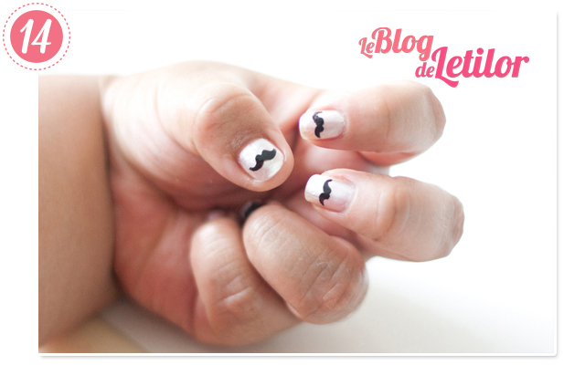 Tutoriel ongles moustaches Tutoriel ongles moustaches