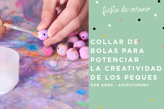 collar bolas arcilla potenciar creatividad peques
