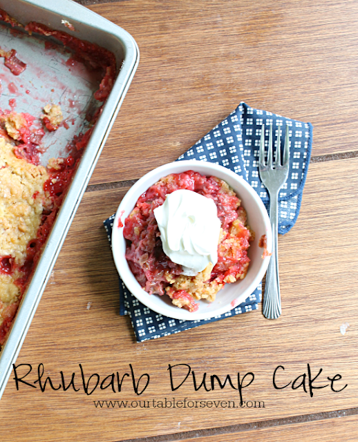 rhubarb dump cake