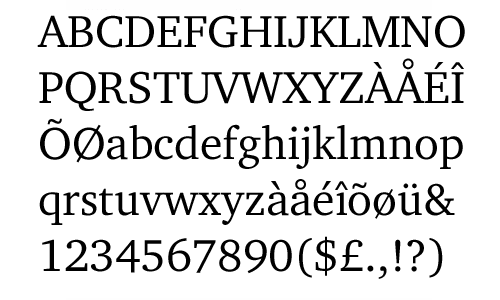 Phân biệt giữa Serif và Sans-serif