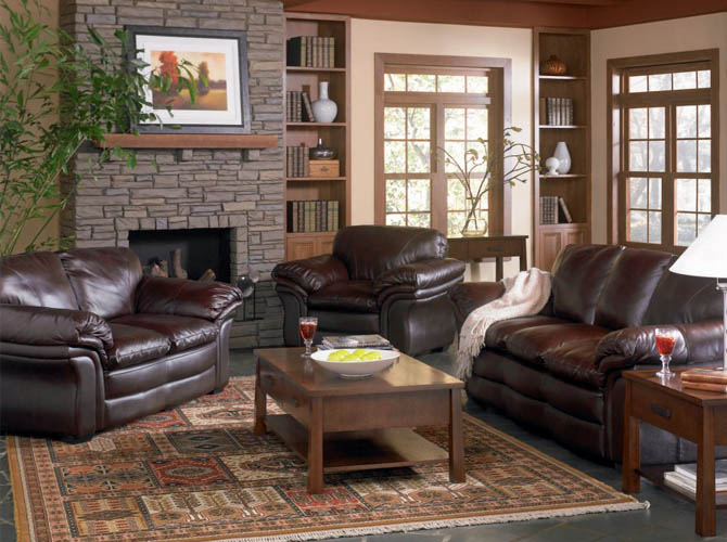 leather living room furniture |Furniture