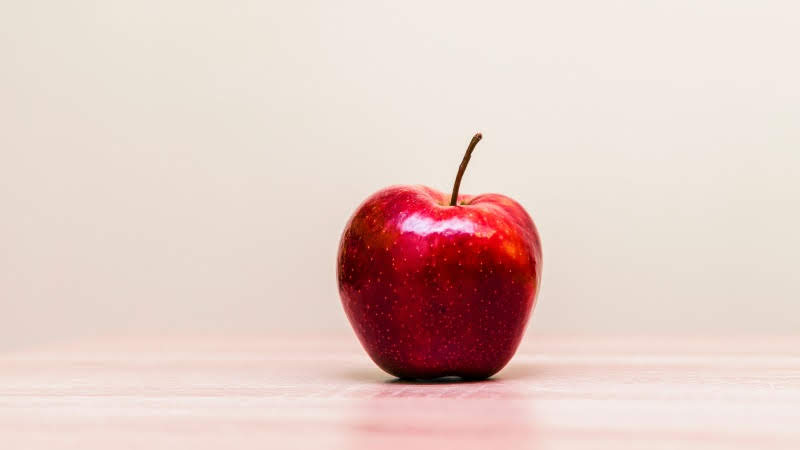 Healthy and Tasty Red Apple