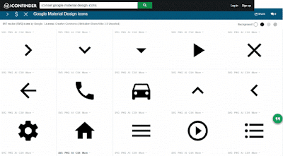 Những trang web tải miễn phí Material Design Icons