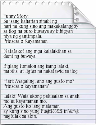 A Funny Story  - Tagalog Funny Stories