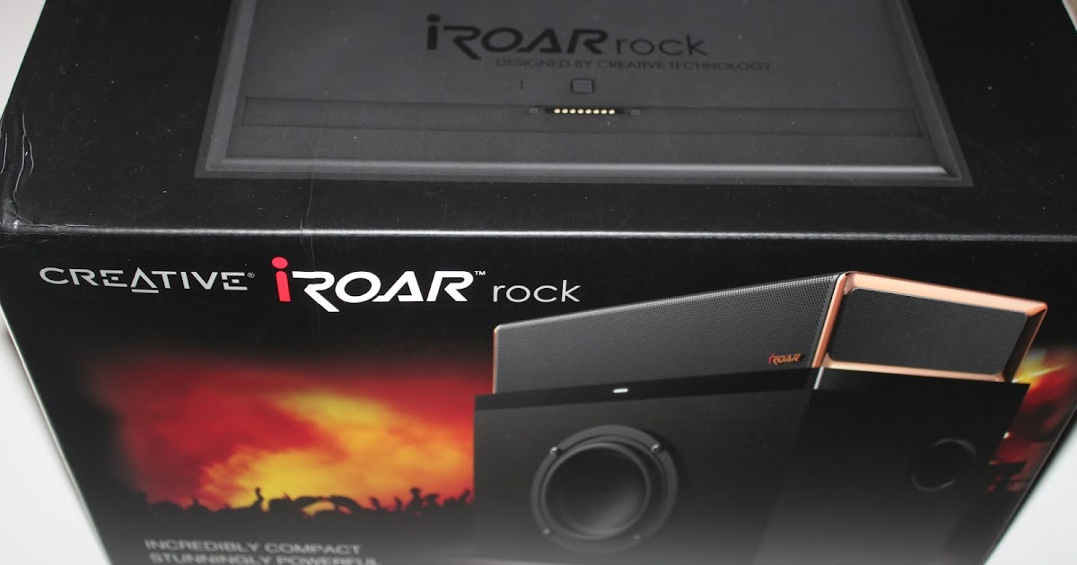 creative iroar rock docking subwoofer