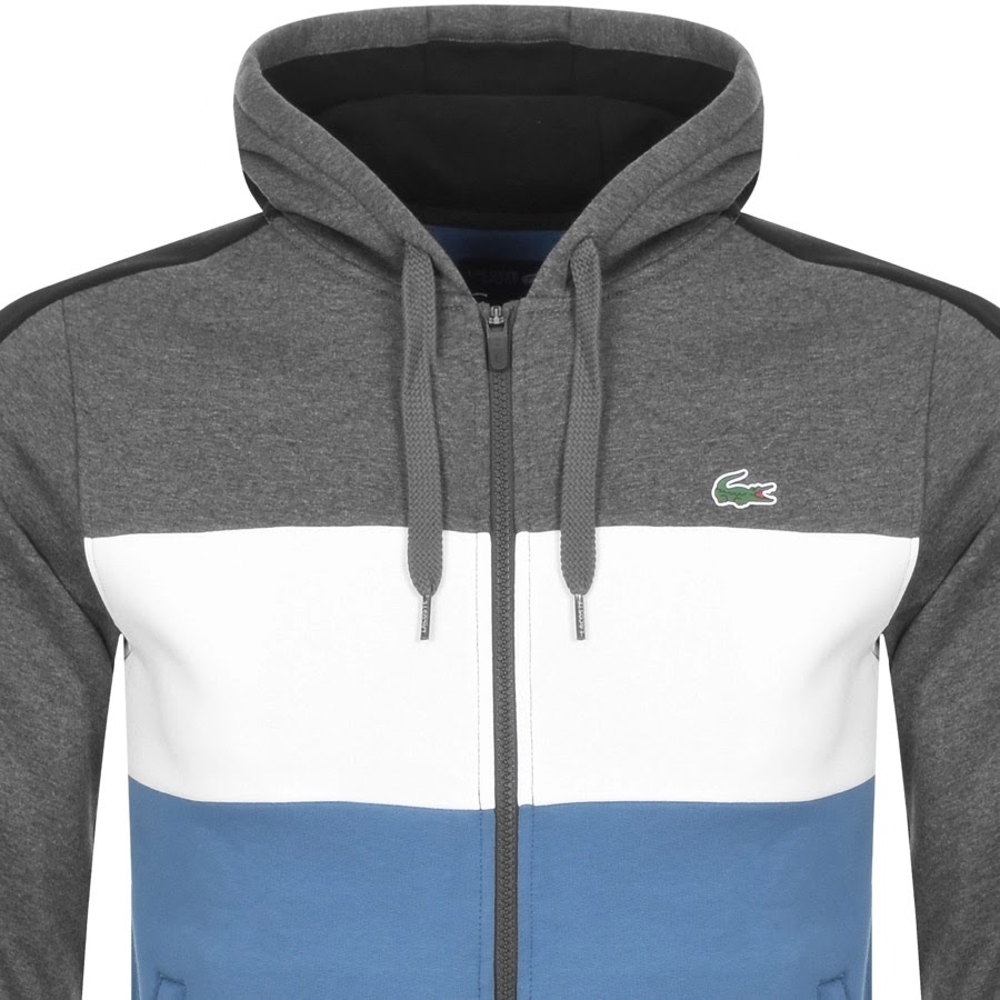 lacoste block hoodie