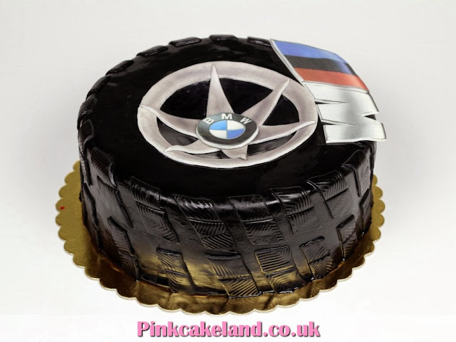 BMW Tire Birthday Cake in London