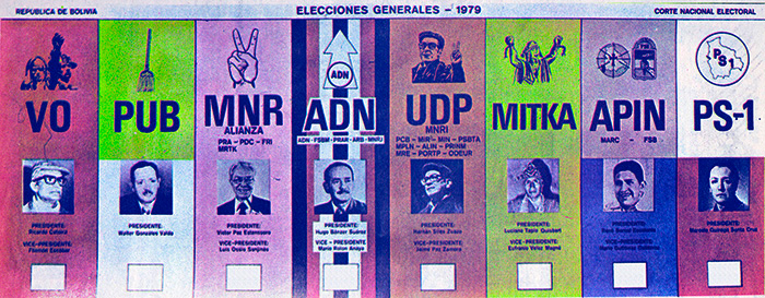 ELECCIONES GENERALES EN BOLIVIA 1 DE SEPTIEMBRE DE 1979 Historias de