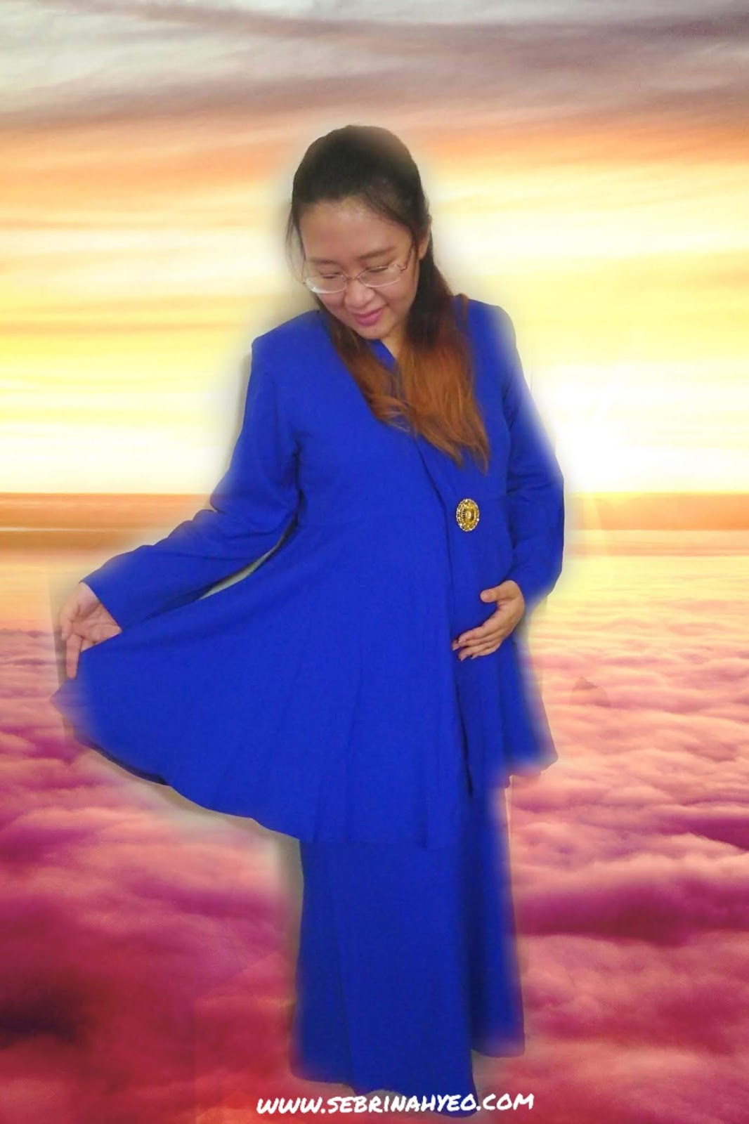 Bungasunti Dina Kebaya Maternity, Raya Collection Malaysia Sebrinah Yeo