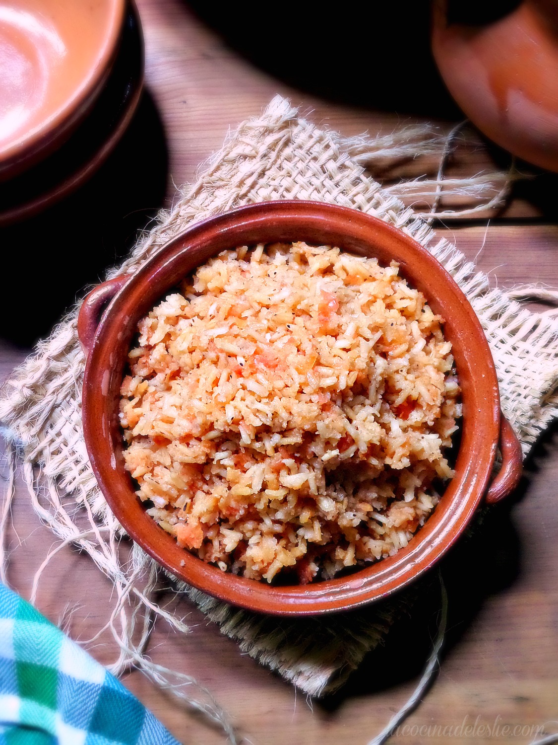 sopa de arroz mexicano - lacocinadeleslie.com 