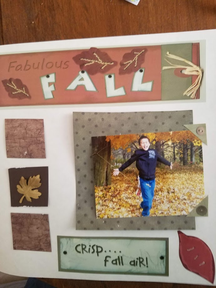 Fall scrapbooking