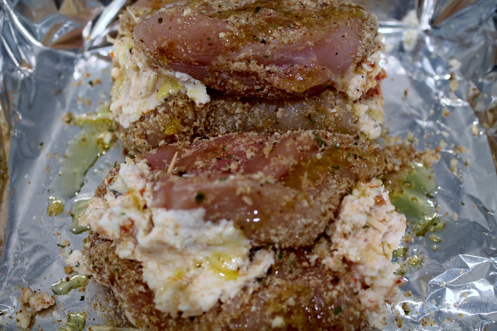 Key Ingredients Ricotta and SunDried Tomato Chicken RollUps