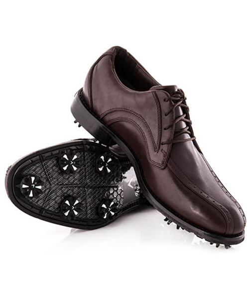 Men's Callaway FT Chev Blucher Golf Shoes - Brown/Brown - Hook of the Day