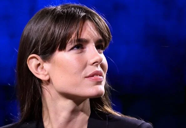 Charlotte Casiraghi attended the tv show 