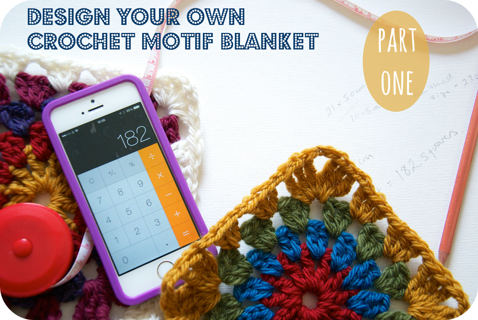 A series of blog posts, which walk you through designing your own crochet motif blanket step by step.