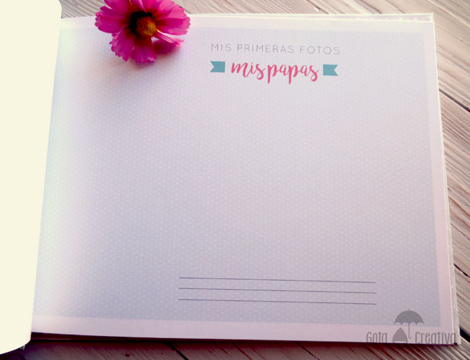 libro album personalizado primer año bebe Gota Creativa libro album personalizado primer año bebe Gota Creativa