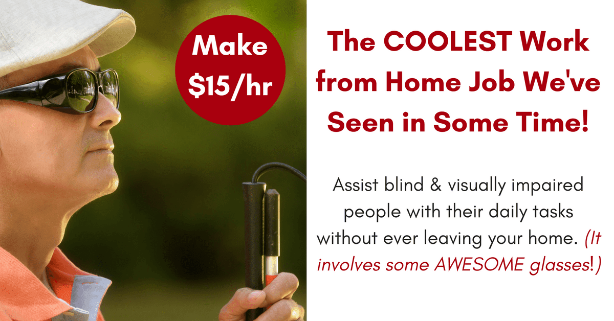 15/hr Helping Blind & Visually Impaired People With Daily Tasks
