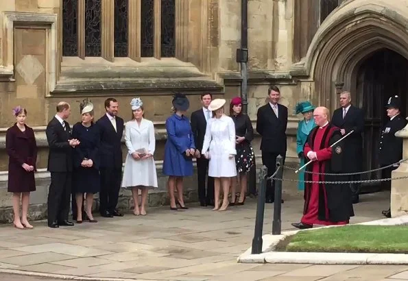 Queen Elizabeth, Kate Middleton, Countess Sophie, Lady Louise, Princess Anne, Princess Eugenie, Jack Brooksbank, Princess Beatrice