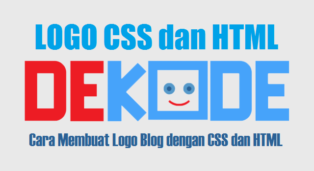 Logo Blog CSS dan HTML membuat logo blog menggunakan css dan html