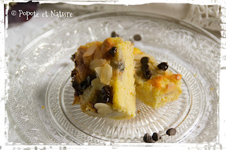 Moelleux à la banane, à la ricotta et aux pépites de chocolat © Popote et Nature